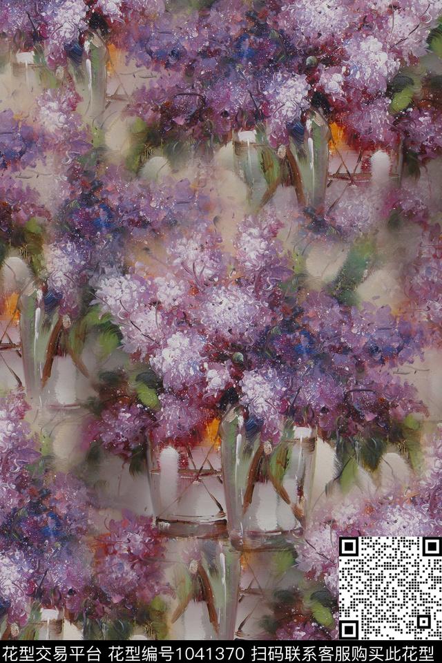 1801-12.jpg - 1041370 - 数码花型 抽象 花卉 - 数码印花花型 － 女装花型设计 － 瓦栏