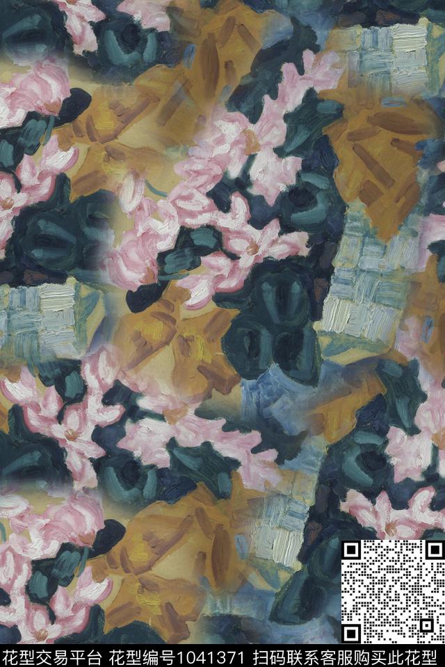 1801-13.jpg - 1041371 - 小碎花 月季花 满版散花 - 数码印花花型 － 女装花型设计 － 瓦栏