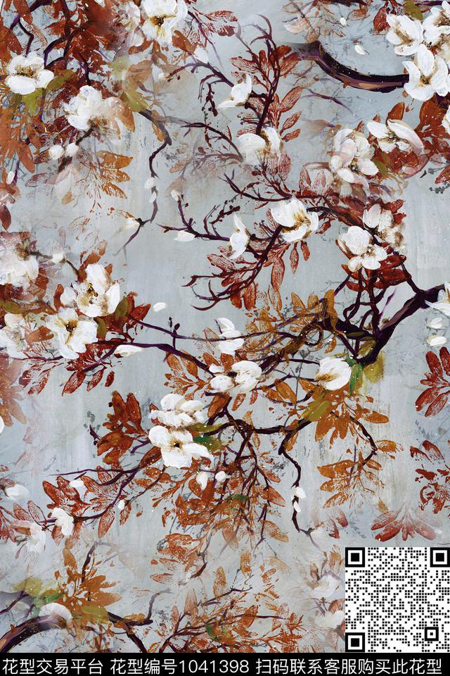 1804-06.jpg - 1041398 - 数码花型 小碎花 抽象 - 数码印花花型 － 女装花型设计 － 瓦栏