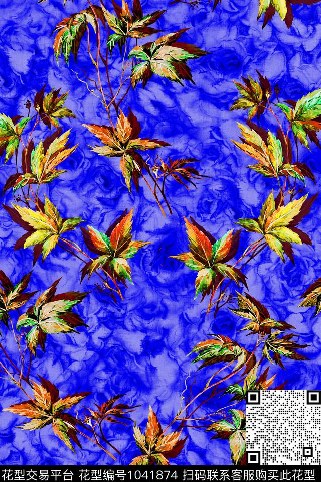 4-6-3.jpg - 1041874 - 数码花型 抽象 花卉 - 数码印花花型 － 女装花型设计 － 瓦栏