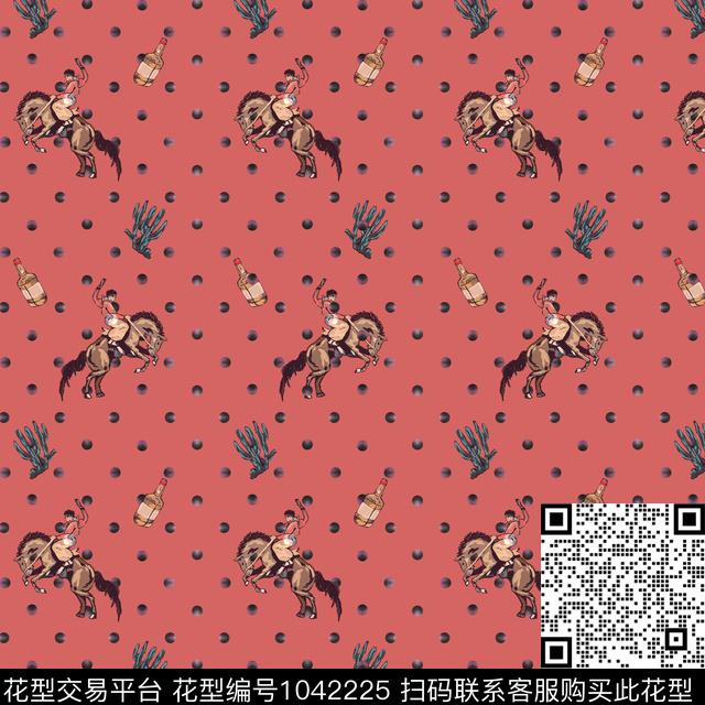 欧式大牌图案 (3).jpg - 1042225 - 波点 创意 马 - 数码印花花型 － 女装花型设计 － 瓦栏