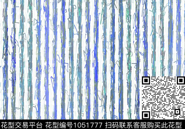竖条164.jpg - 1051777 - 条纹 线条 竖线条 - 数码印花花型 － 女装花型设计 － 瓦栏