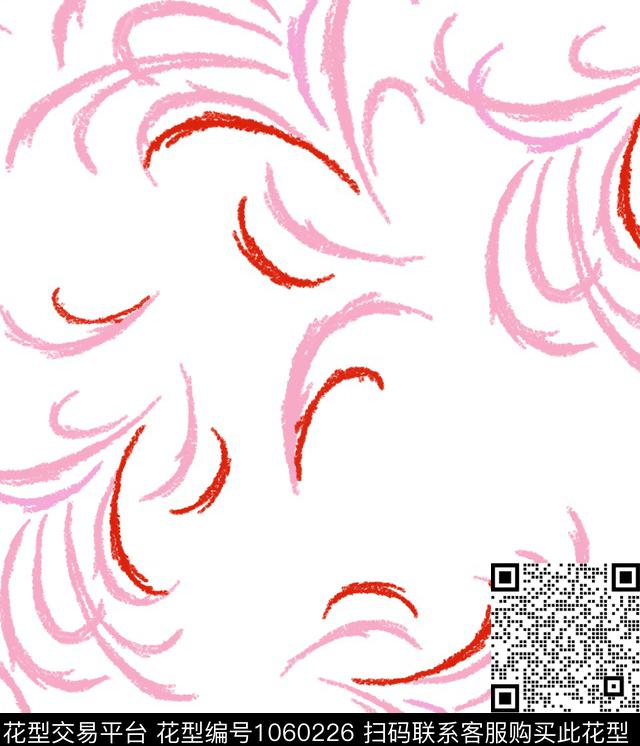 glass.jpg - 1060226 - 抽象 几何 粉色 - 数码印花花型 － 女装花型设计 － 瓦栏