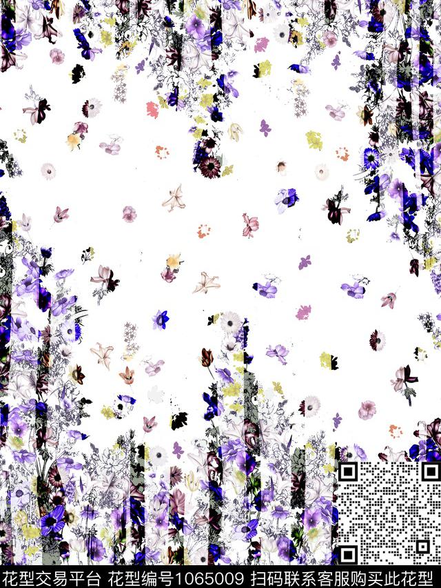 SS160001(1).jpg - 1065009 - 数码花型 小碎花 定位花 - 数码印花花型 － 女装花型设计 － 瓦栏