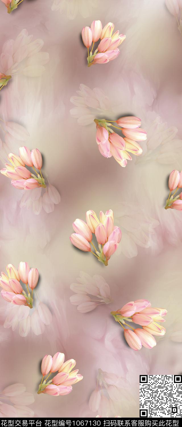 f-4.jpg - 1067130 - 数码花型 水彩花卉 照片花卉 - 数码印花花型 － 女装花型设计 － 瓦栏