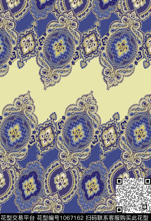 H000012.jpg - 1067162 - 民族风 佩斯利 大牌风 - 传统印花花型 － 女装花型设计 － 瓦栏