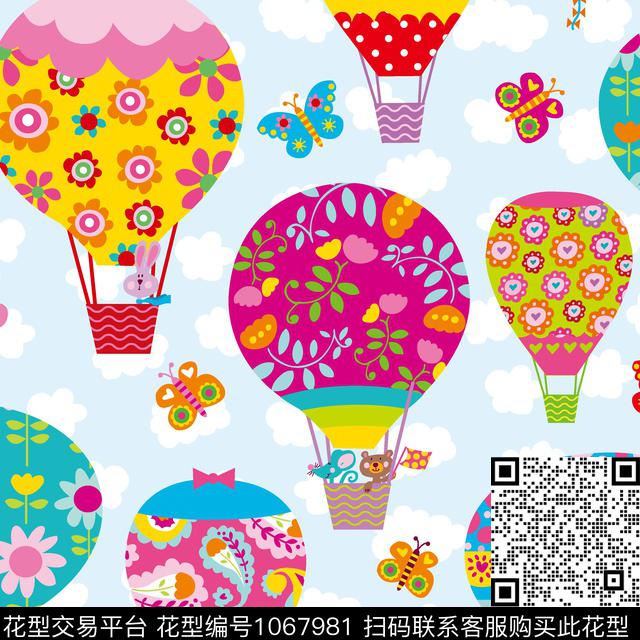balloons-v1-01.jpg - 1067981 - 小碎花 花卉 欧美 - 传统印花花型 － 床品花型设计 － 瓦栏