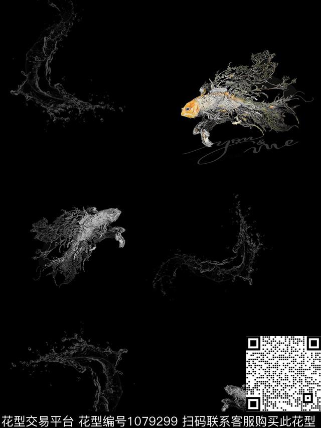 艺术创意抽象传统印花花型下载（图片编号: 1079299） - 瓦栏（Walan）