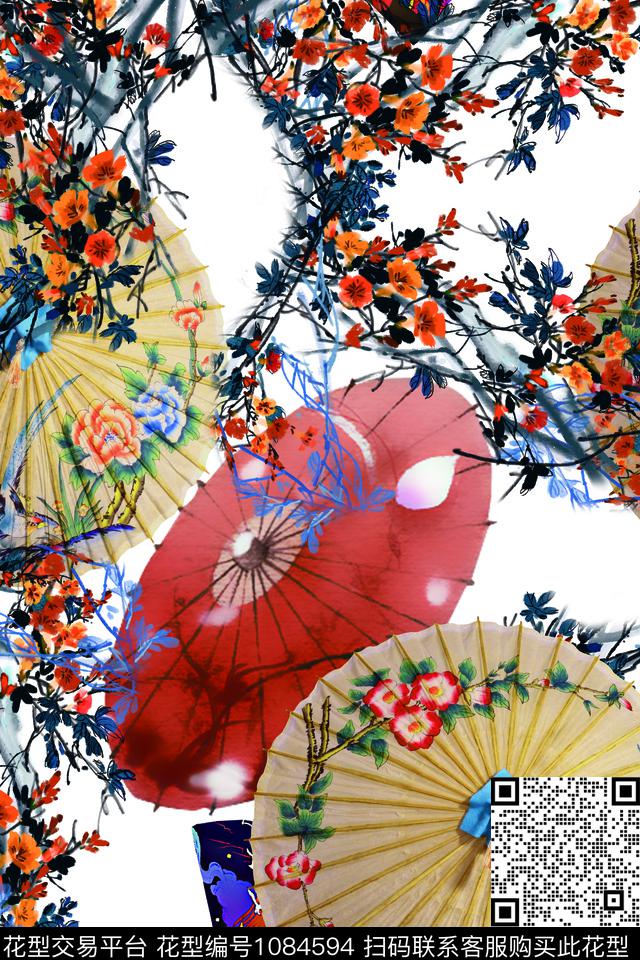 204-2.jpg - 1084594 - 数码花型 小碎花 中国 - 数码印花花型 － 女装花型设计 － 瓦栏