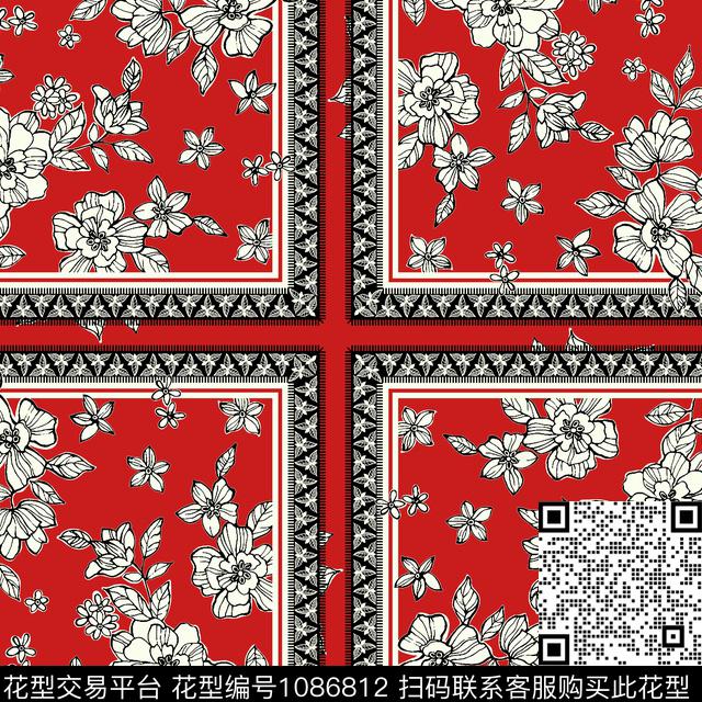 ALL1015.jpg - 1086812 - 花卉 围巾 丝巾印花 - 数码印花花型 － 女装花型设计 － 瓦栏