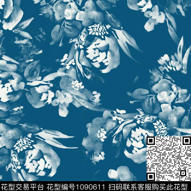 2018-06-28.jpg - 1090611 - 大花 花卉 墙纸 - 传统印花花型 － 床品花型设计 － 瓦栏