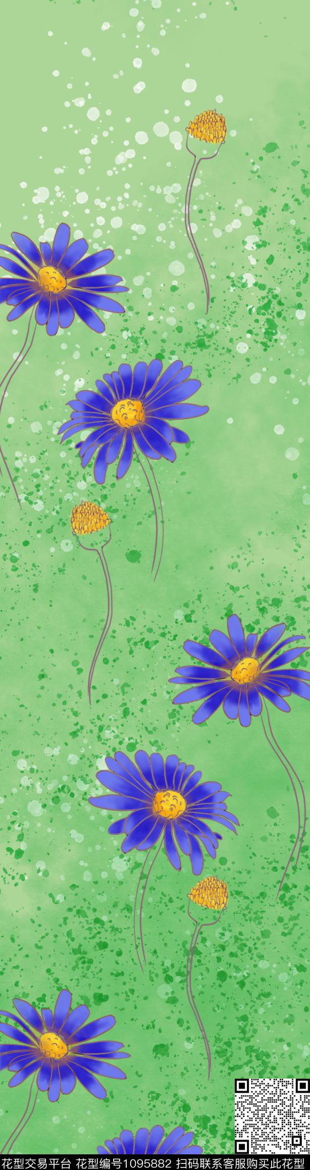 3的副本.jpg - 1095882 - 菊花 紫色花 欧洲 - 数码印花花型 － 礼品花型设计 － 瓦栏