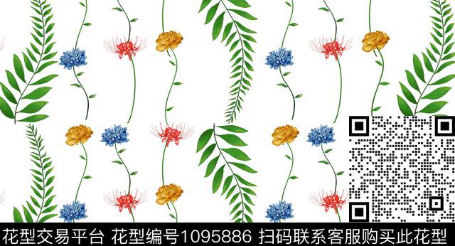 3.jpg - 1095886 - 大花 数码花型 花卉 - 数码印花花型 － 女装花型设计 － 瓦栏