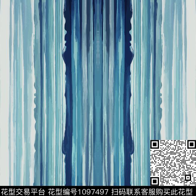 条纹肌理抽象数码印花花型下载（图片编号: 1097497） - 瓦栏（Walan）