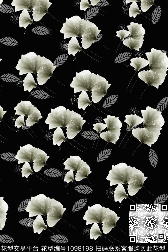 072001.jpg - 1098198 - 褪色花卉 数码花型 复古 - 数码印花花型 － 女装花型设计 － 瓦栏