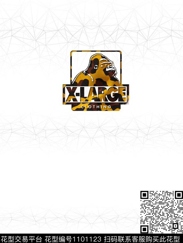 创意数码花型猴子数码印花花型下载（图片编号: 1101123） - 瓦栏（Walan）