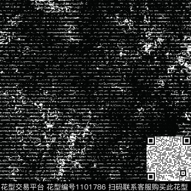 条纹黑白花型横纹数码印花花型下载（图片编号: 1101786） - 瓦栏（Walan）
