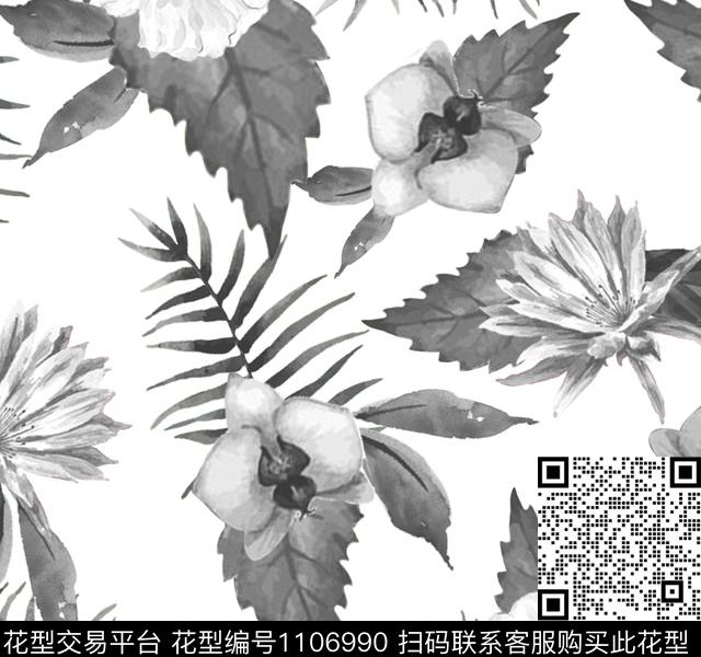 1261-5.jpg - 1106990 - 花卉 欧洲 数码花型 - 传统印花花型 － 女装花型设计 － 瓦栏