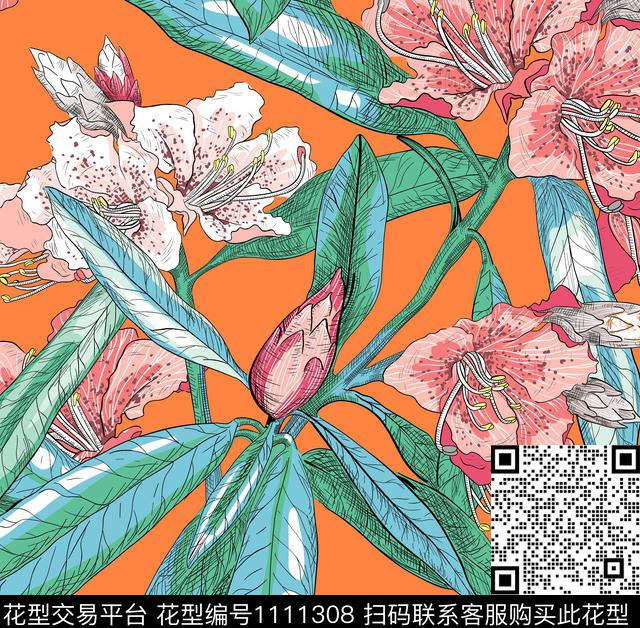 z5.jpg - 1111308 - 大花 花卉 数码花型 - 数码印花花型 － 女装花型设计 － 瓦栏