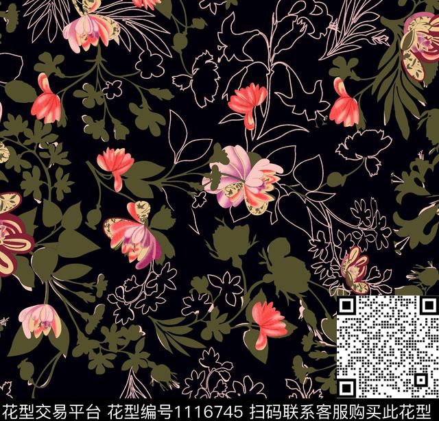 1613-1.jpg - 1116745 - 数码花型 抽象 简约 - 数码印花花型 － 女装花型设计 － 瓦栏
