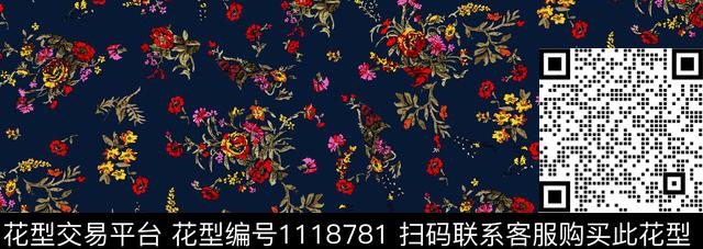 1616-.jpg - 1118781 - 数码花型 抽象 花卉 - 数码印花花型 － 女装花型设计 － 瓦栏