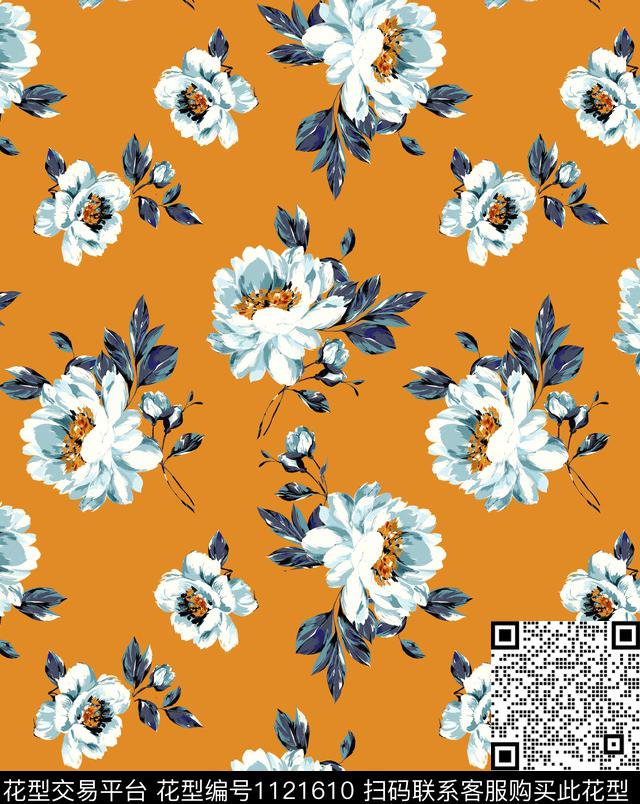 热带花型时尚年轻女性传统印花花型下载（图片编号: 1121610） - 瓦栏（Walan）