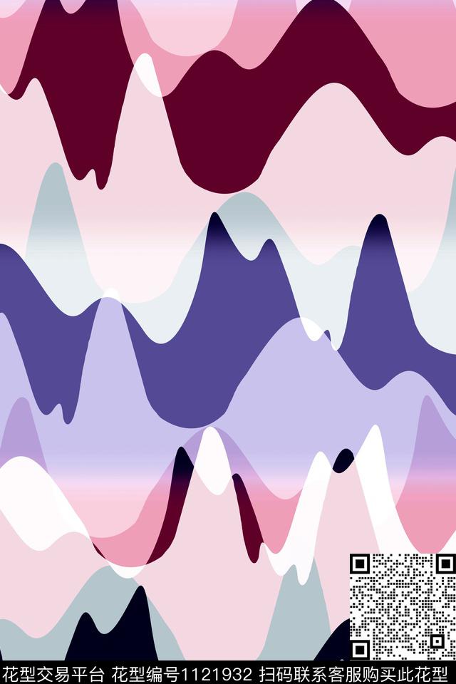 抽象女装简约传统印花花型下载（图片编号: 1121932） - 瓦栏（Walan）