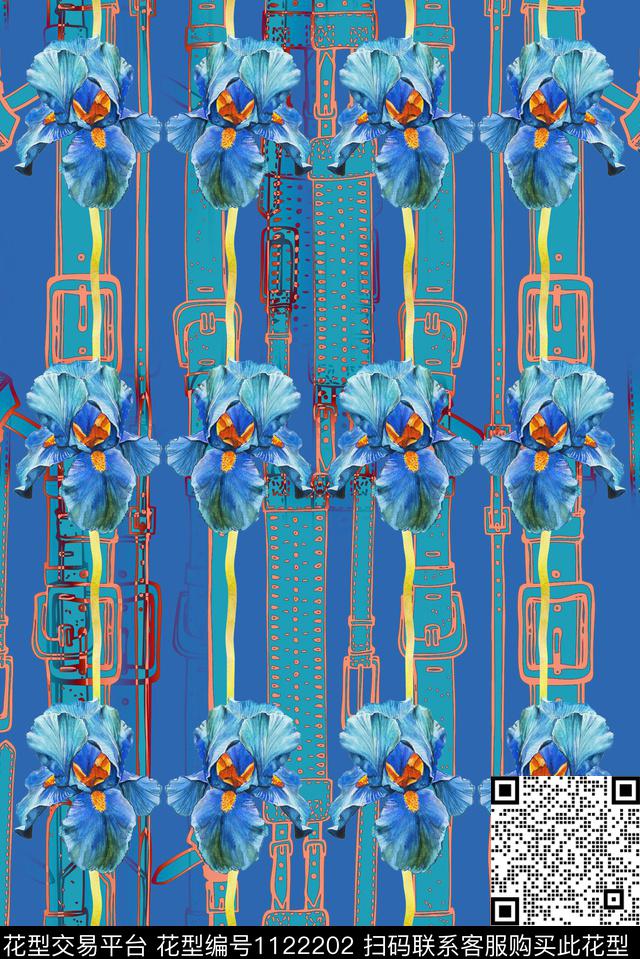 a-8.jpg - 1122202 - 花瓣 数码花型 花卉 - 数码印花花型 － 女装花型设计 － 瓦栏