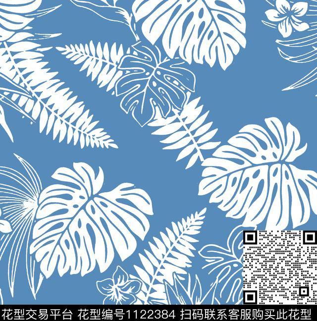 热带花型时尚女装传统印花花型下载（图片编号: 1122384） - 瓦栏（Walan）