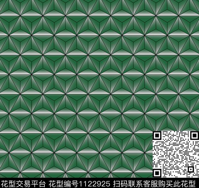 SJ-18-09-002.jpg - 1122925 - 格子 抽象 几何 - 数码印花花型 － 女装花型设计 － 瓦栏
