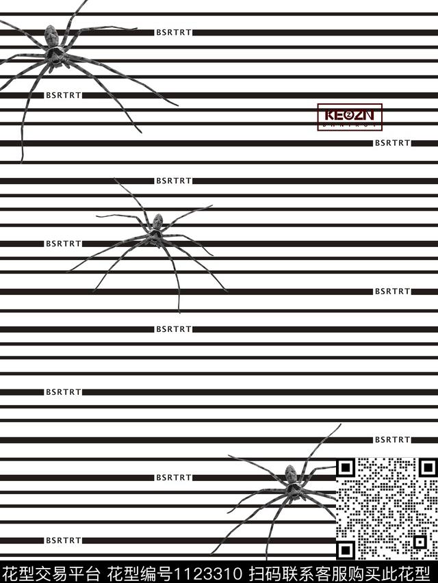 男装创意动物传统印花花型下载（图片编号: 1123310） - 瓦栏（Walan）