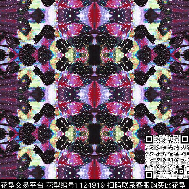 15_0002_3.jpg - 1124919 - 床品 地毯 数码花型 - 数码印花花型 － 女装花型设计 － 瓦栏