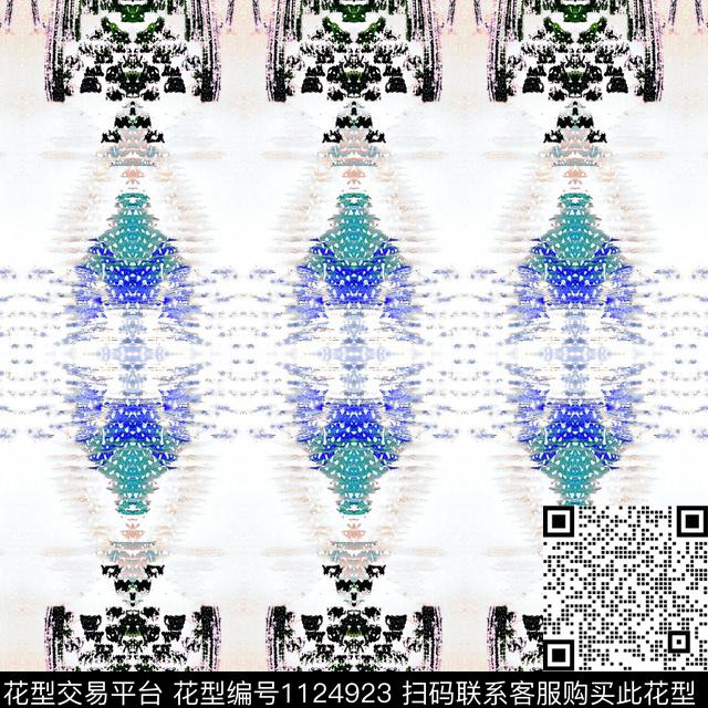 16_0000_1.jpg - 1124923 - 地毯 数码花型 几何 - 数码印花花型 － 女装花型设计 － 瓦栏