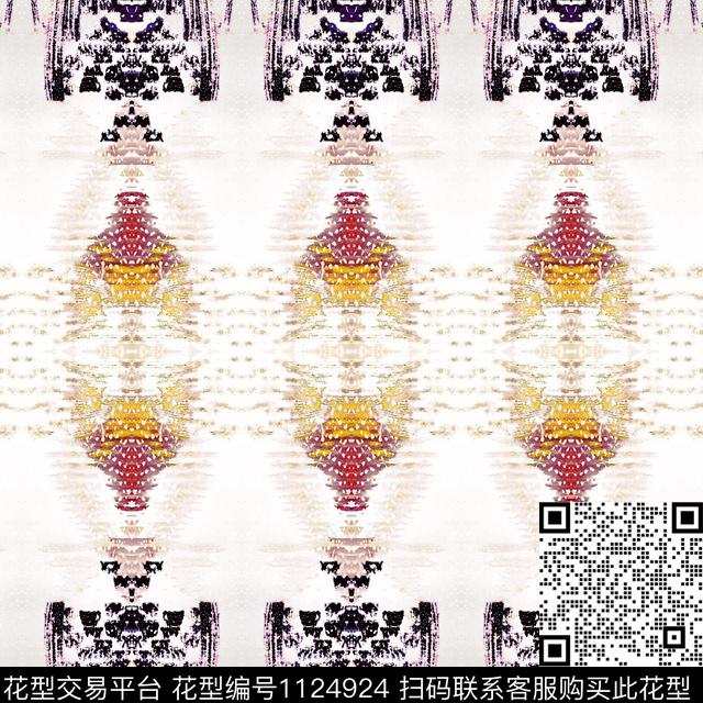 16_0001_2.jpg - 1124924 - 地毯 数码花型 几何 - 数码印花花型 － 女装花型设计 － 瓦栏
