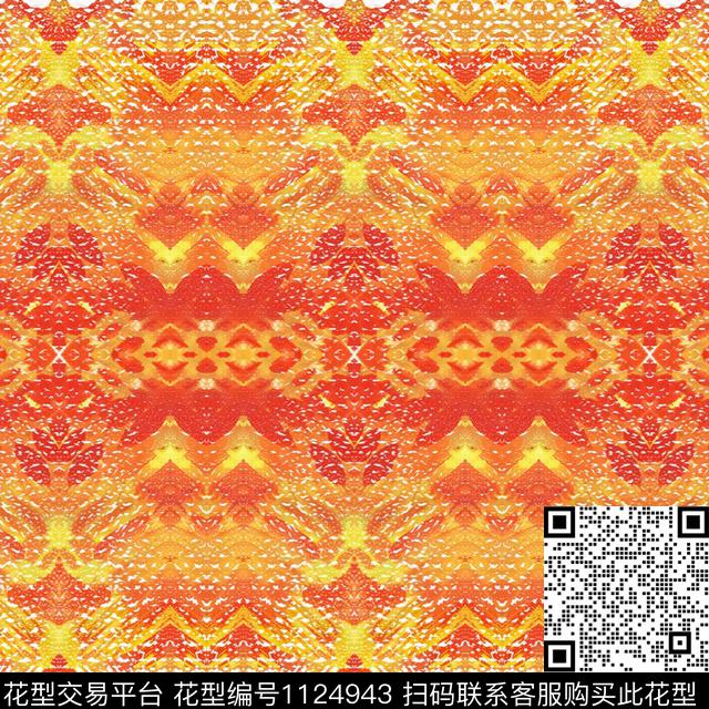 18_0005_6.jpg - 1124943 - 数码花型 几何 抽象 - 数码印花花型 － 女装花型设计 － 瓦栏