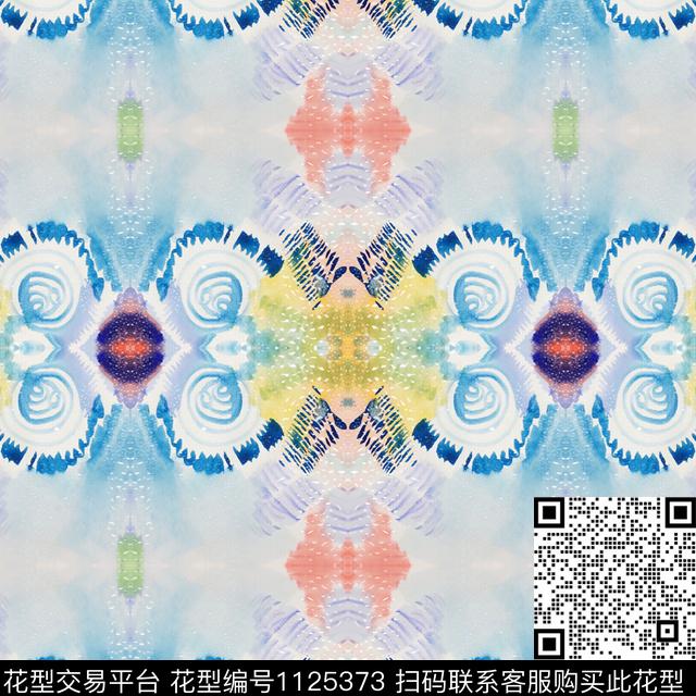 20.jpg - 1125373 - 数码花型 几何 抽象 - 数码印花花型 － 女装花型设计 － 瓦栏