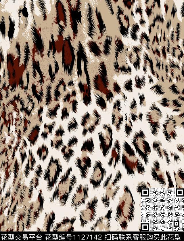 b4.jpg - 1127142 - 豹纹 抽象 动物 - 数码印花花型 － 童装花型设计 － 瓦栏