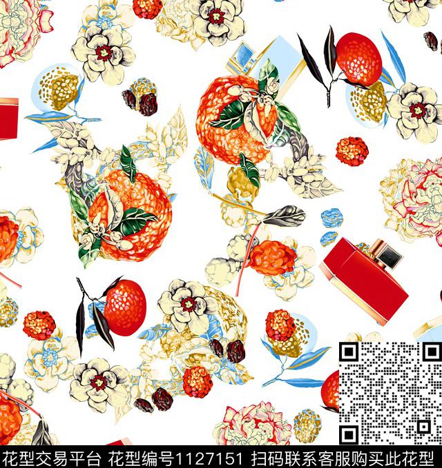 b5.jpg - 1127151 - 水果 卡通 花卉 - 数码印花花型 － 童装花型设计 － 瓦栏