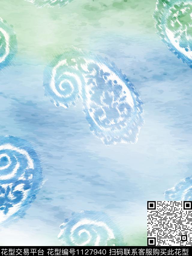 佩斯利大牌风流行趋势传统印花花型下载（图片编号: 1127940） - 瓦栏（Walan）