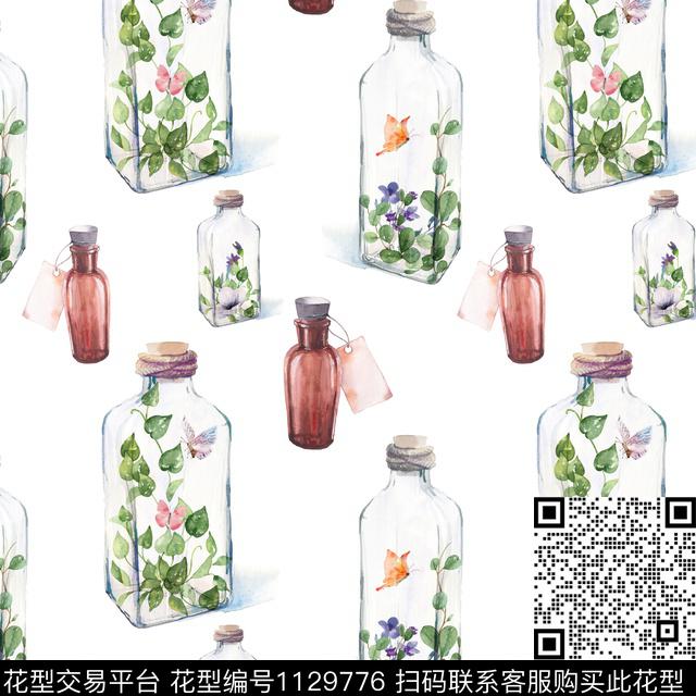 20181011-0a.jpg - 1129776 - 几何 简欧 花卉 - 数码印花花型 － 女装花型设计 － 瓦栏