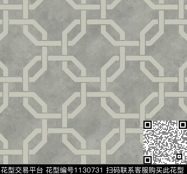 050.jpg - 1130731 - 几何 奢华 中国 - 数码印花花型 － 窗帘花型设计 － 瓦栏