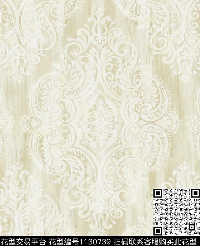058.jpg - 1130739 - 墙纸 窗帘 欧洲 - 数码印花花型 － 窗帘花型设计 － 瓦栏