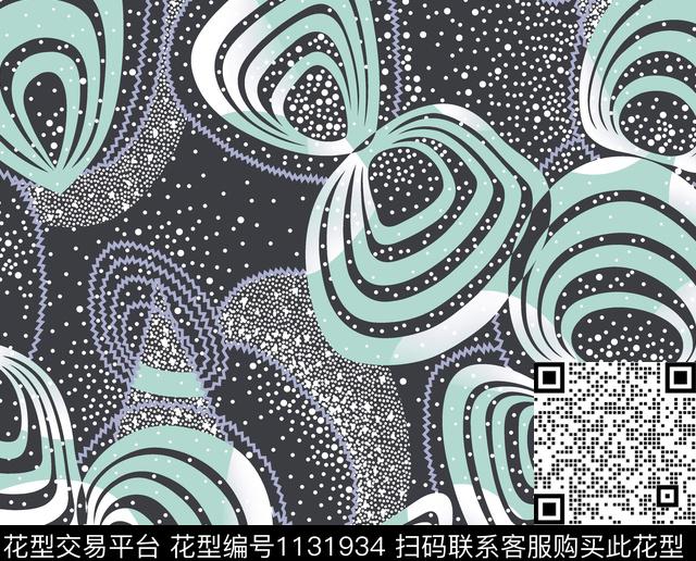 20181017-01.jpg - 1131934 - 抽象 几何 数码花型 - 传统印花花型 － 女装花型设计 － 瓦栏