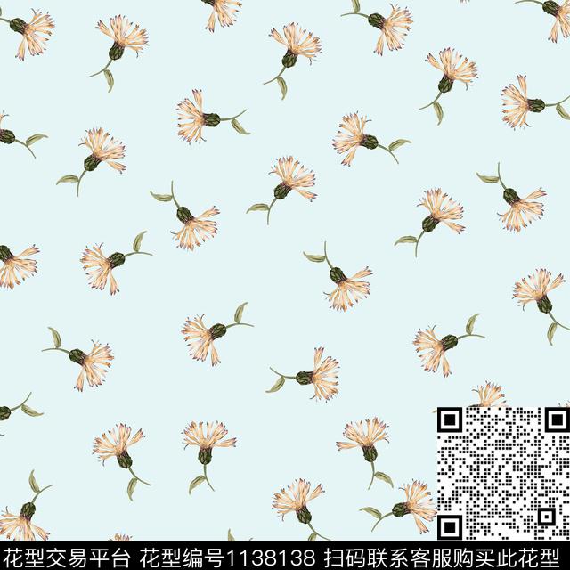 x-18.jpg - 1138138 - 手绘花卉 素雅 数码花型 - 数码印花花型 － 女装花型设计 － 瓦栏
