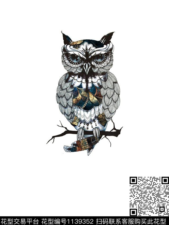 动物大牌风数码花型数码印花花型下载（图片编号: 1139352） - 瓦栏（Walan）