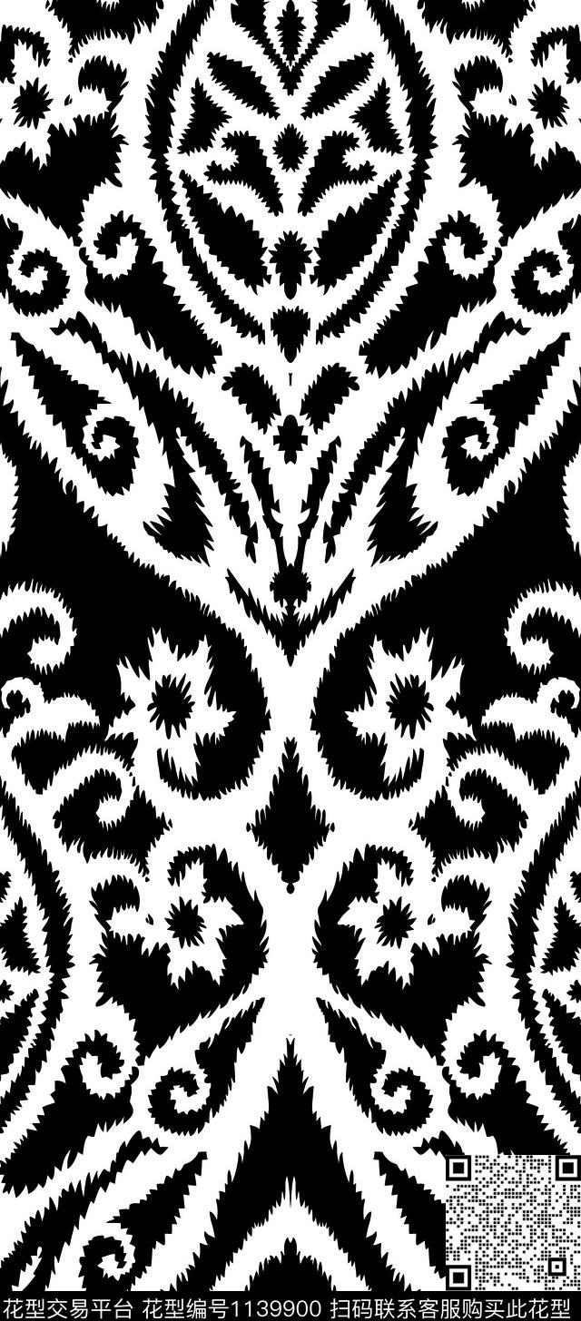 欧式古典花纹.jpg - 1139900 - 趣味 格子 大牌风 - 数码印花花型 － 女装花型设计 － 瓦栏