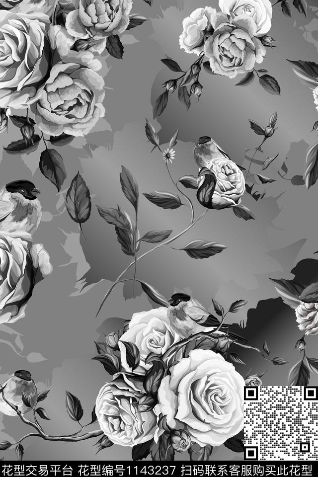 2018-11-9.jpg - 1143237 - 牡丹 水彩 大牌风 - 数码印花花型 － 女装花型设计 － 瓦栏