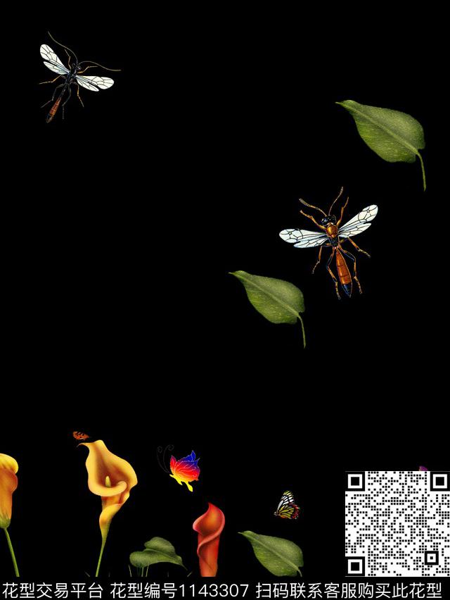 动物男装数码花型数码印花花型下载（图片编号: 1143307） - 瓦栏（Walan）