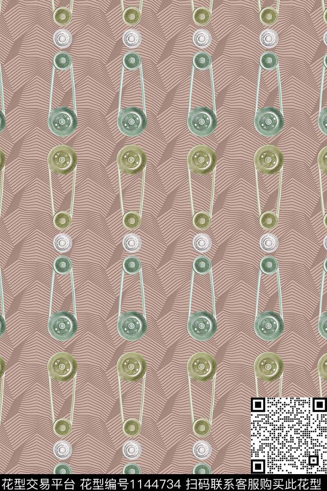 几何线条底纹扣子排列-3.jpg - 1144734 - 抽象 纹理 几何 - 数码印花花型 － 男装花型设计 － 瓦栏