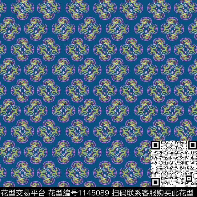 x-9.jpg - 1145089 - 复古 女装 数码花型 - 数码印花花型 － 女装花型设计 － 瓦栏